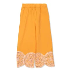 Bukser med gennembrudt finish