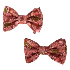 Burgundy Hårklemmer Sæt med Kirsebær