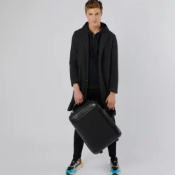 Cabin suitcase with garment sleeve
