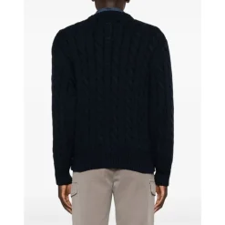 Cable Knit Crew Neck Sweater