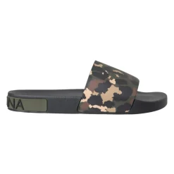 Camouflage Læder Slides
