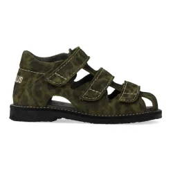 Camouflage Sandal med Logo og Velcro