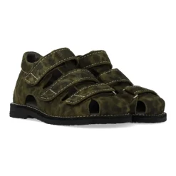 Camouflage Sandal med Logo og Velcro