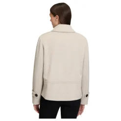 Casual uldjakke med krave