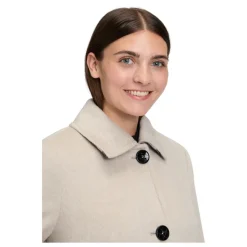 Casual uldjakke med krave