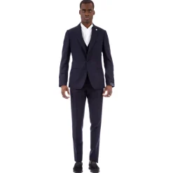 Ceremonidragt med kontrasterende revers