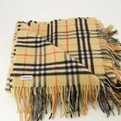 Check Cashmere Scarf