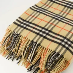 Check Cashmere Scarf