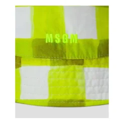 Checked Logo-Embroidered Cotton Bucket Hat