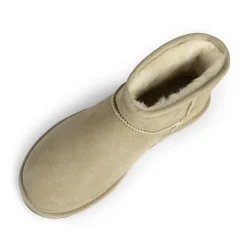 Classic Mini II Beige Læderstøvler