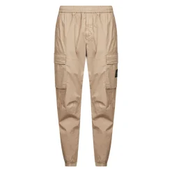Cotton Canvas Cargo Trousers