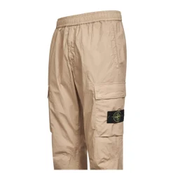 Cotton Canvas Cargo Trousers