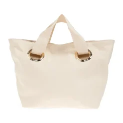 Cotton Logo Basket Bag