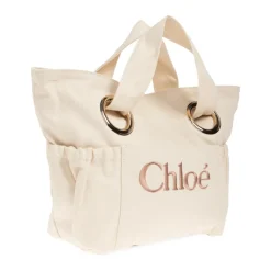 Cotton Logo Basket Bag
