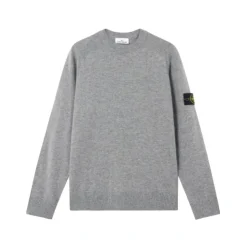 Crewneck sweater med raglanærmer og ribkanter