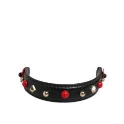 Dekoreret læder taskerem