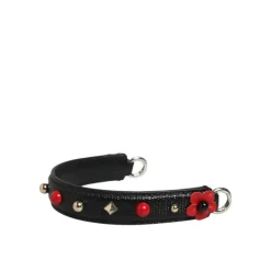 Dekoreret læder taskerem