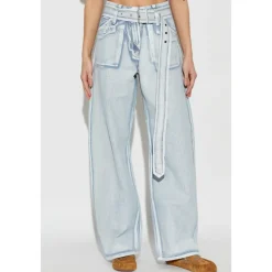 Denim Bukser med Bælte