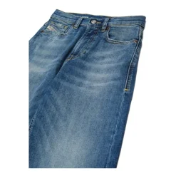 Denim cinque tasche gamba palazzo