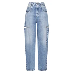 Denim Jeans med Slidsdetaljer