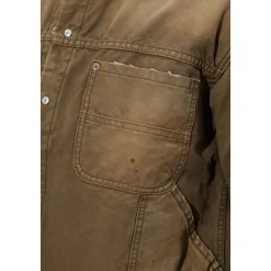 Denimskjorte med vintage-effekt