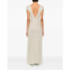 Diamond Plisseret Jersey Kjole