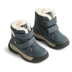 Dobbelt Velcro Tex Vinterstøvler - Navy