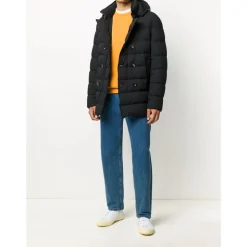 Dobbelt-Brynet Pufferjakke