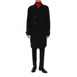 Dobbeltradet ternet frakke