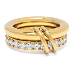 Double Band Ring in Gold