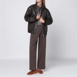 Double Plisseret Bred Chino Slacks