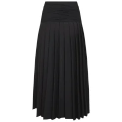 Double-Layer Midi Skirt