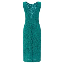 Drupa Blondekjole i Midi-længde