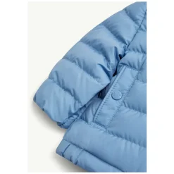 Dunfyldt jakke med hætte