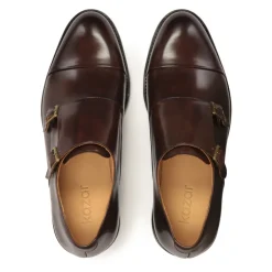 Eksklusive lædermunke med spænder