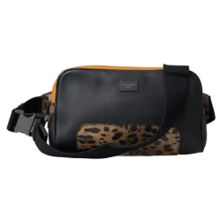 Eksotisk Leopard Læder Bæltetaske