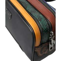 Eksotisk Leopard Læder Bæltetaske