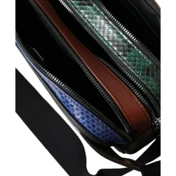 Eksotisk Leopard Læder Bæltetaske