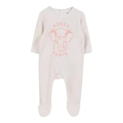 Elefant Print Beanie og Bib Sæt