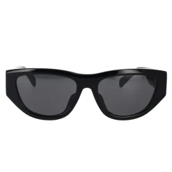 Elegant Cat-Eye Solbriller med Grå Linser