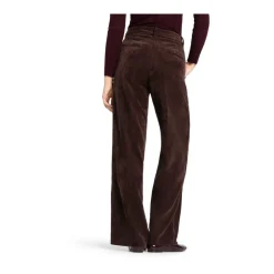 Elegant Corduroy Amelie Bukser Kaffe