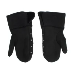 Elegant gr uld handsker med nitter