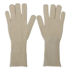 Elegant hvide kashmirhandsker