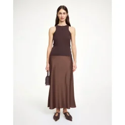 Elegant Karaffel Maxi Nederdel