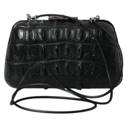 Elegant krokodilleskind aften clutch