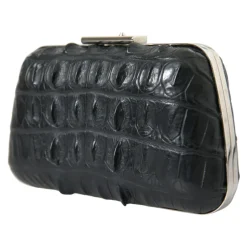 Elegant krokodilleskind aften clutch