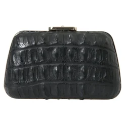 Elegant krokodilleskind aften clutch