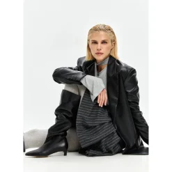 Elegant Læder Støvle til Knæet