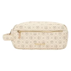 Elegant Logo Print Kosmetikpose