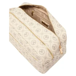 Elegant Logo Print Kosmetikpose